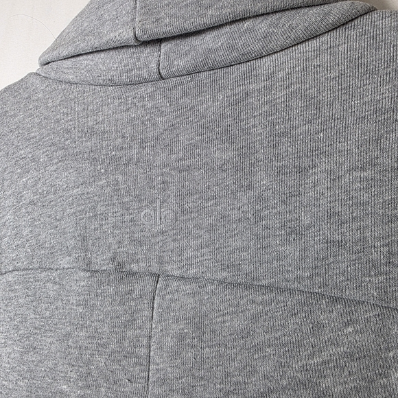 ALO Yoga Haze Funnel neck Light Gray Sweater - Picture 9 of 13